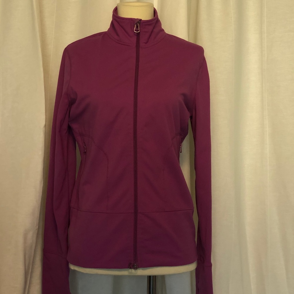 Zella pink zip up sweatshirt